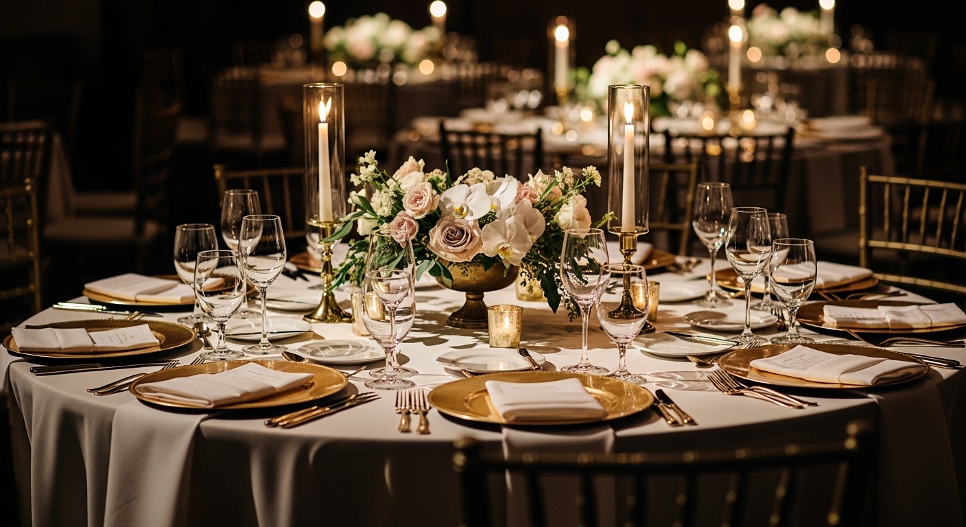 Elegant Gold Accent Tables