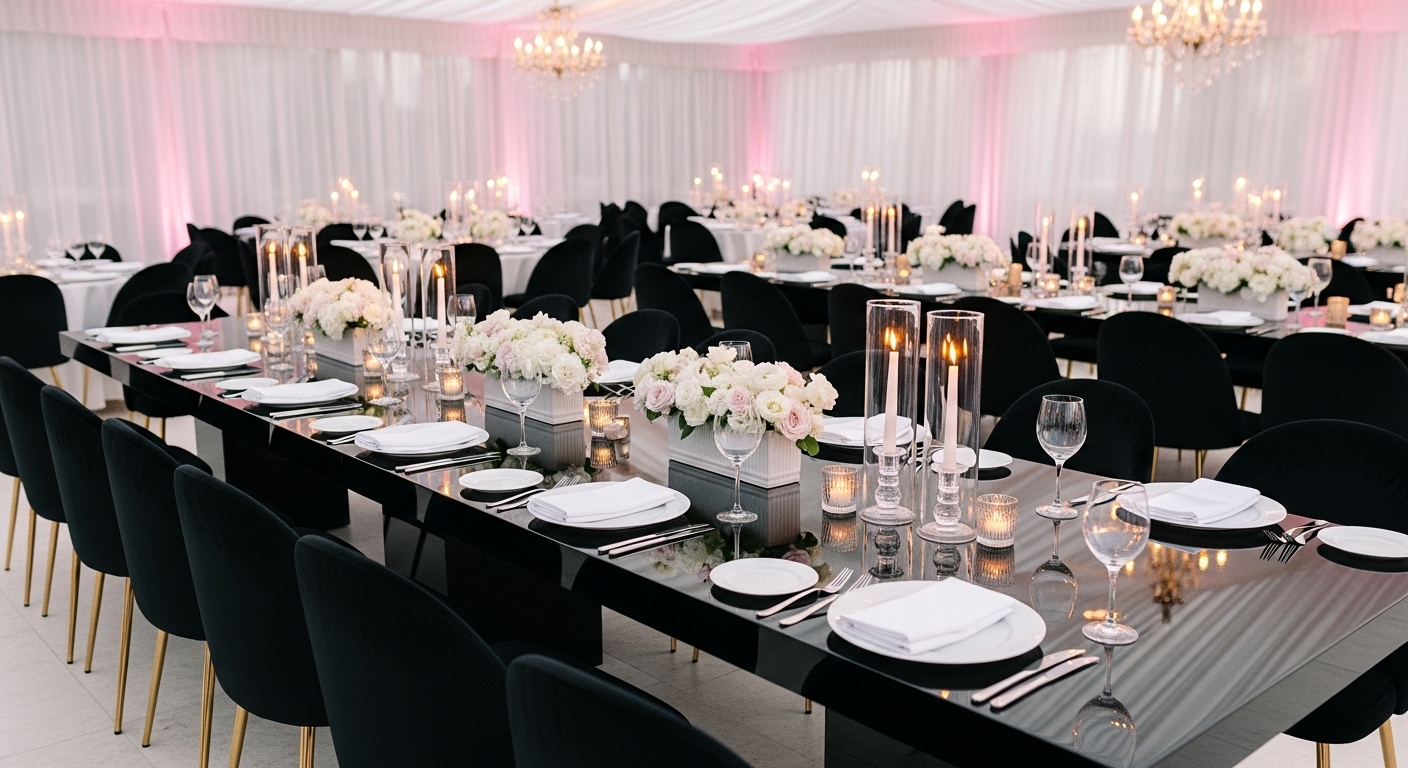 Modern Black White Chic