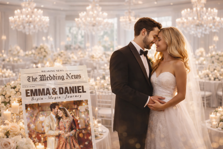 How to Create a Wedding Newspaper for Your Big Day (Beautiful Pinterest-Inspired Guide)