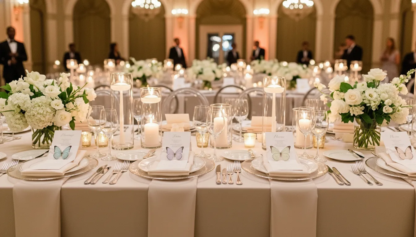 butterfly place card wedding decor