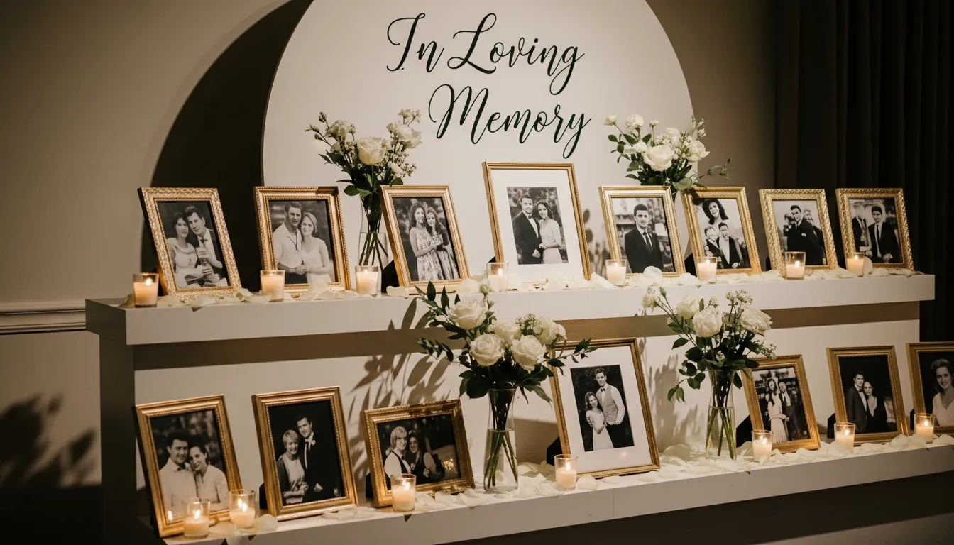 floral tribute decoration